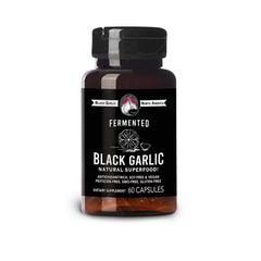 Black Garlic North America capsules bottle front view for daily wellness.