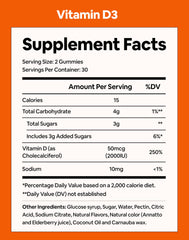 Label highlights vegan, clean formula for Black Girl Vitamins D3 Gummies