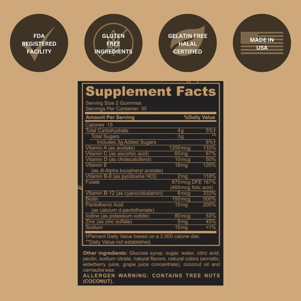 Gummies in a ready-to-use format ideal for a busy daily wellness ritual.
