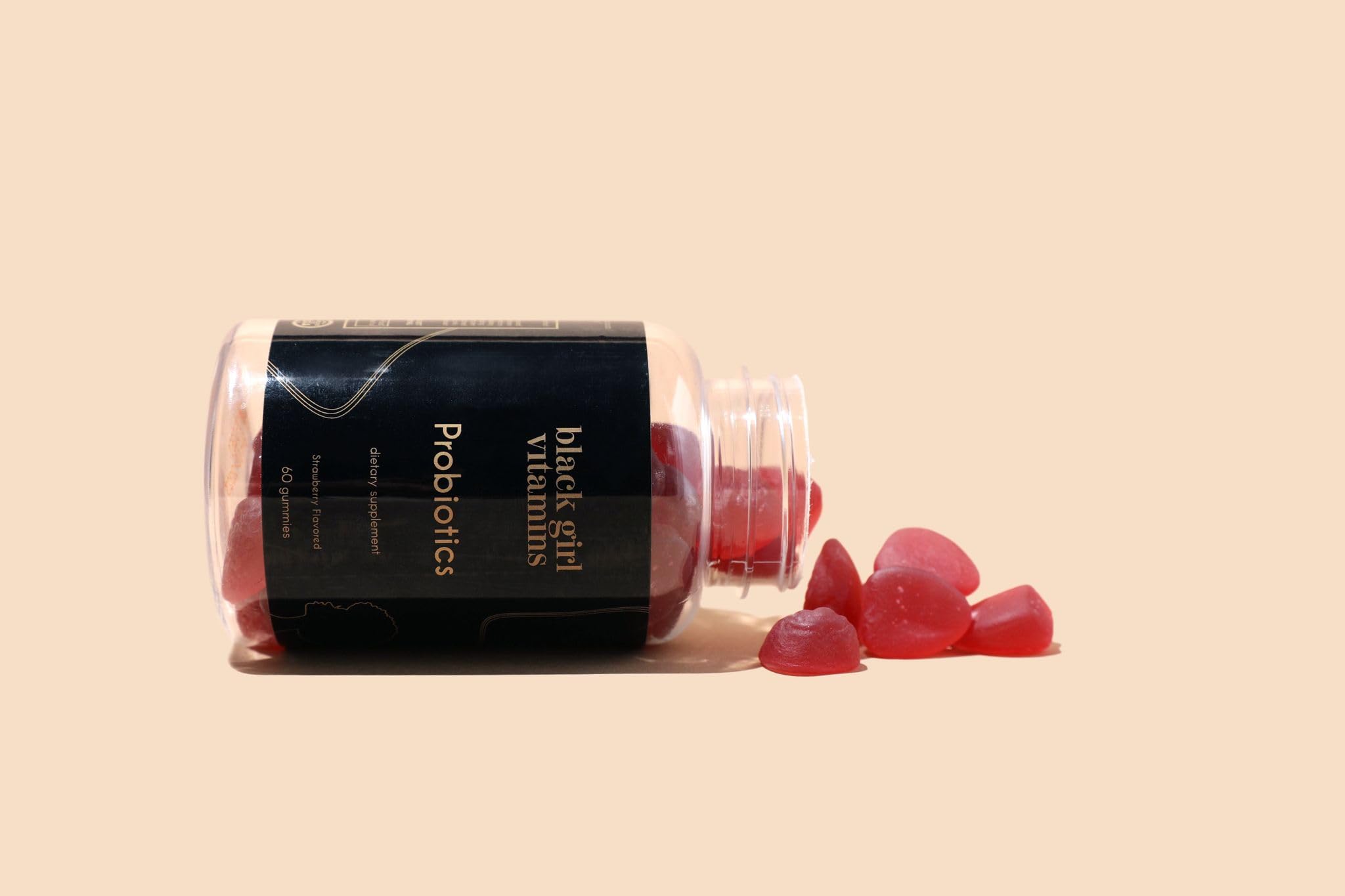 Lifestyle shot showing gut health and immune support with Black Girl Vitamins.