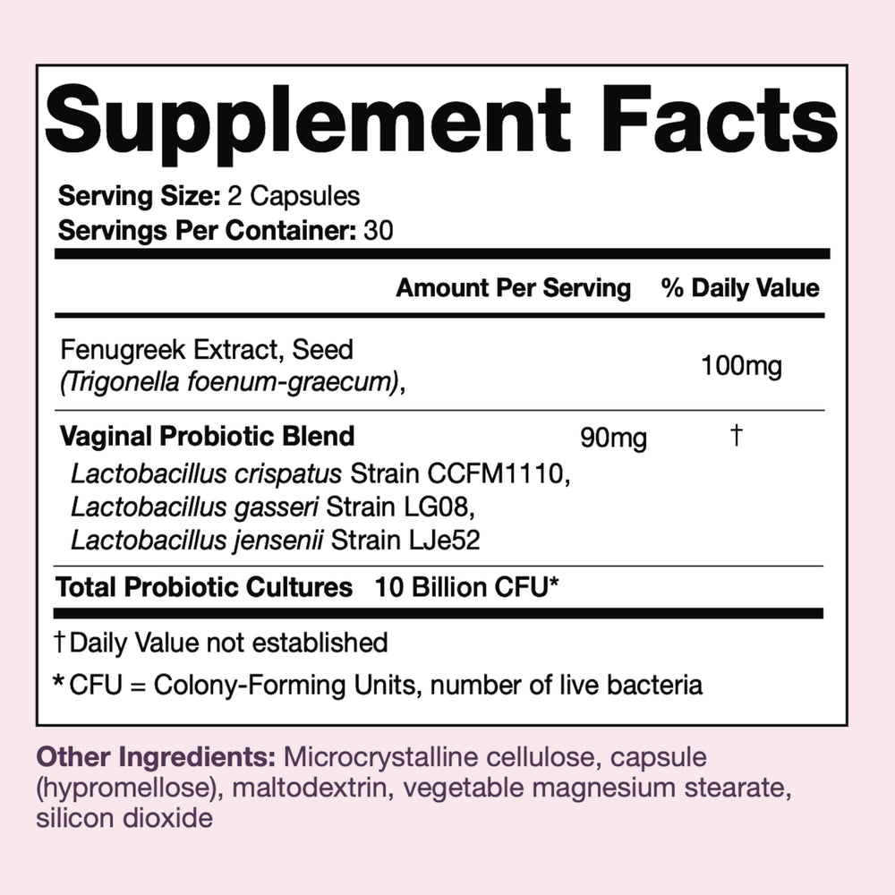 Her Balance capsules ready to support vaginal microbiome and everyday comfort