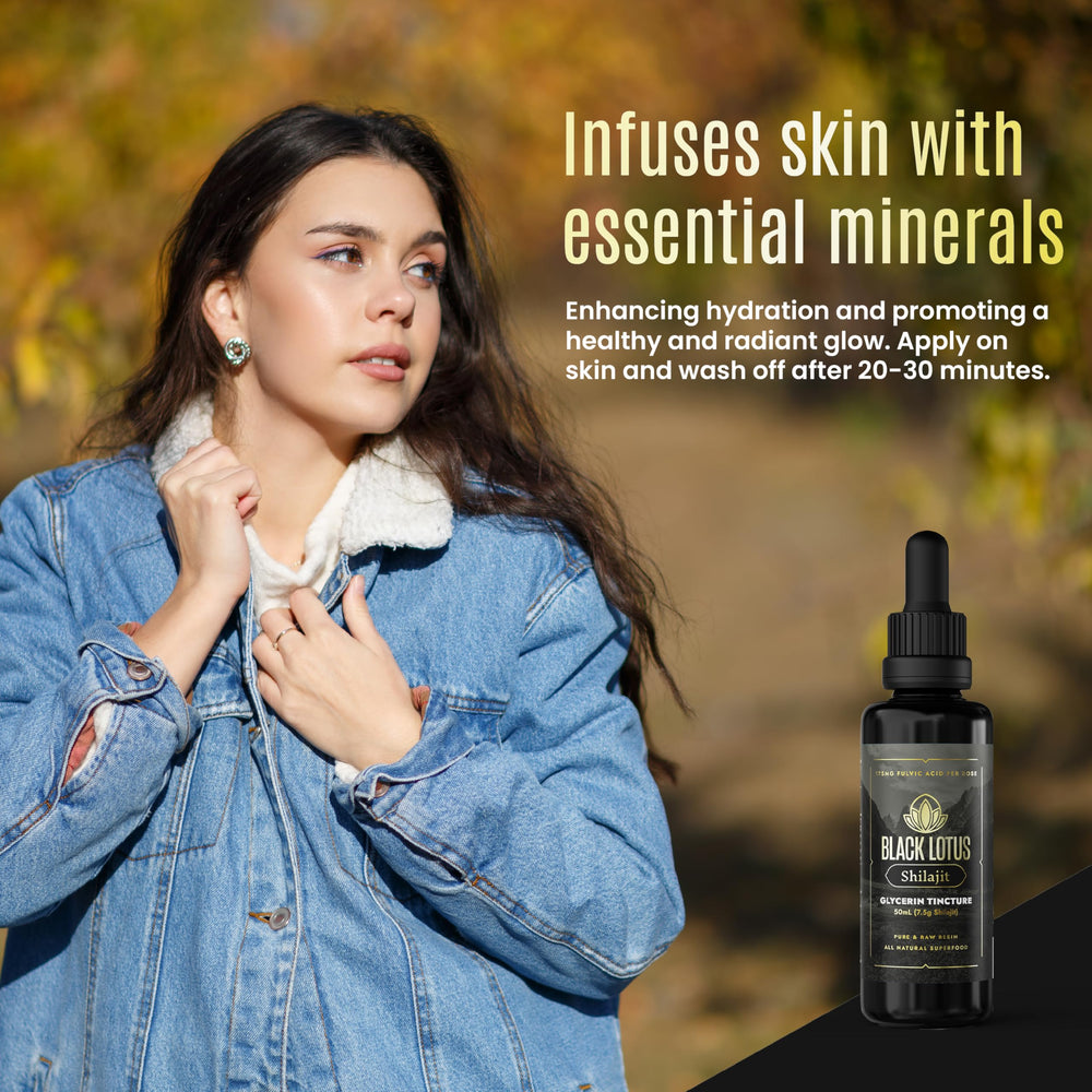 Black Lotus Shilajit resin with lab-tested purity and potency.