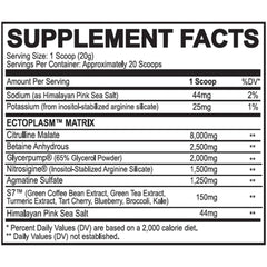 Black Magic Ecto Plasm sherbet pop scoops highlighting hydration-focused pre-workout use
