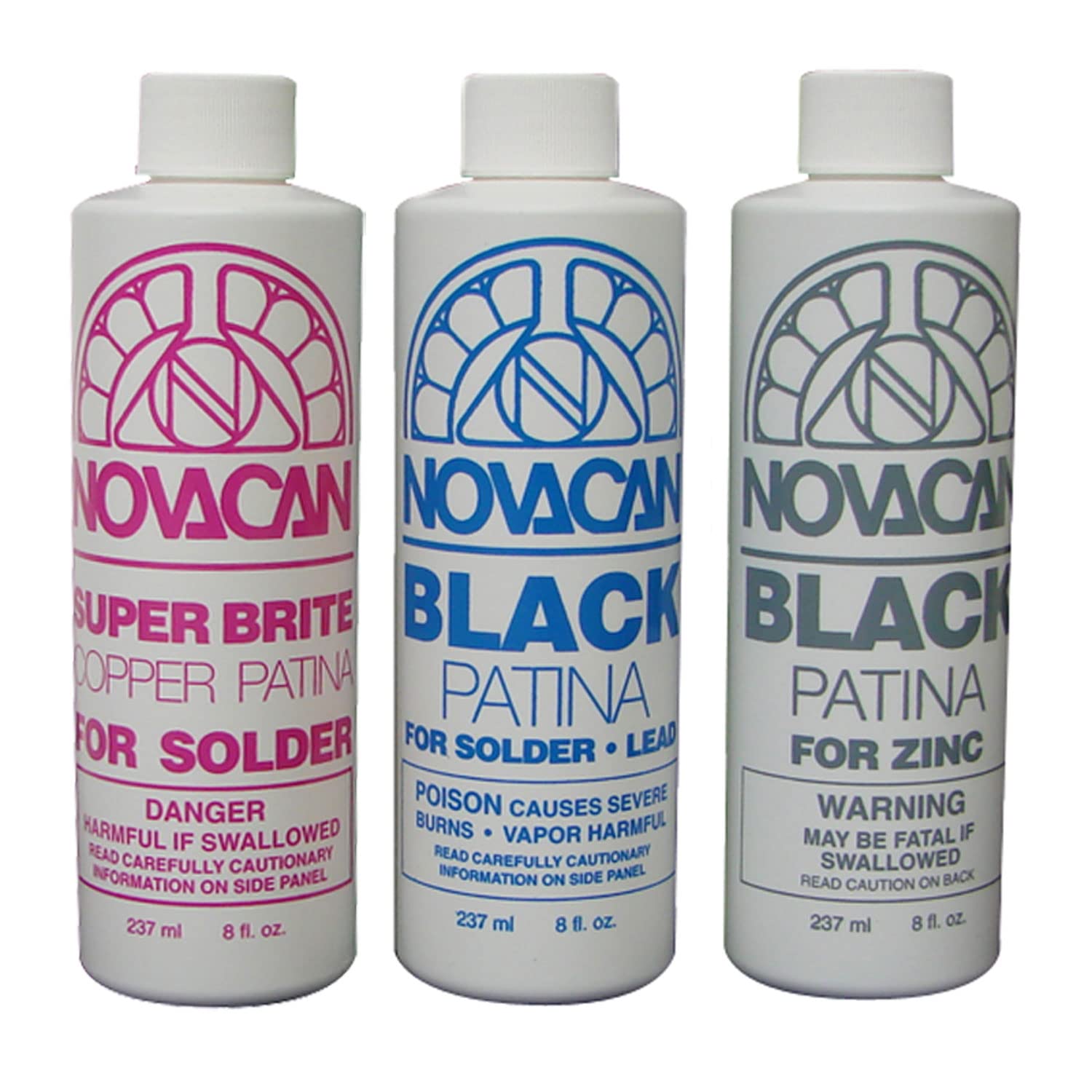 Black Patina Novacan cap design improves safety and handling
