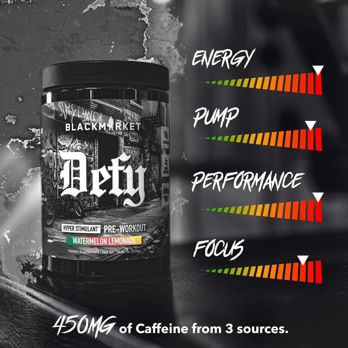 BLACKMARKET DEFY scoop demonstrates easy dose for fast mixes