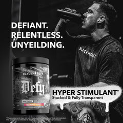 BLACKMARKET DEFY scoop ready for precise pre-workout serving.