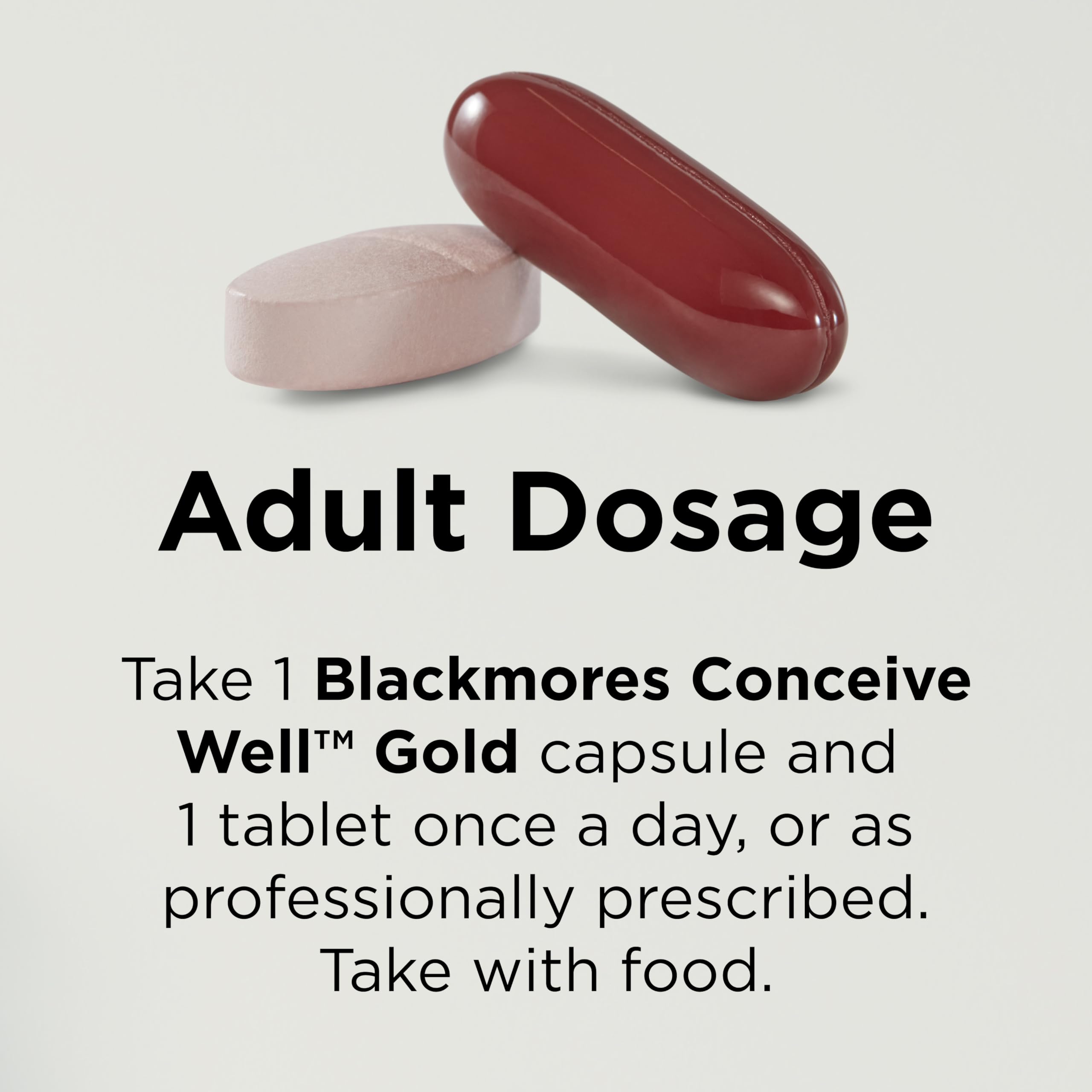 Blackmores Conceive Well Gold ingredients focus on folic acid and iodine