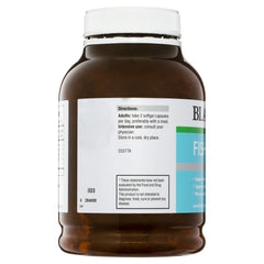 Close-up of Blackmores Fish Oil capsules for easy swallowing.
