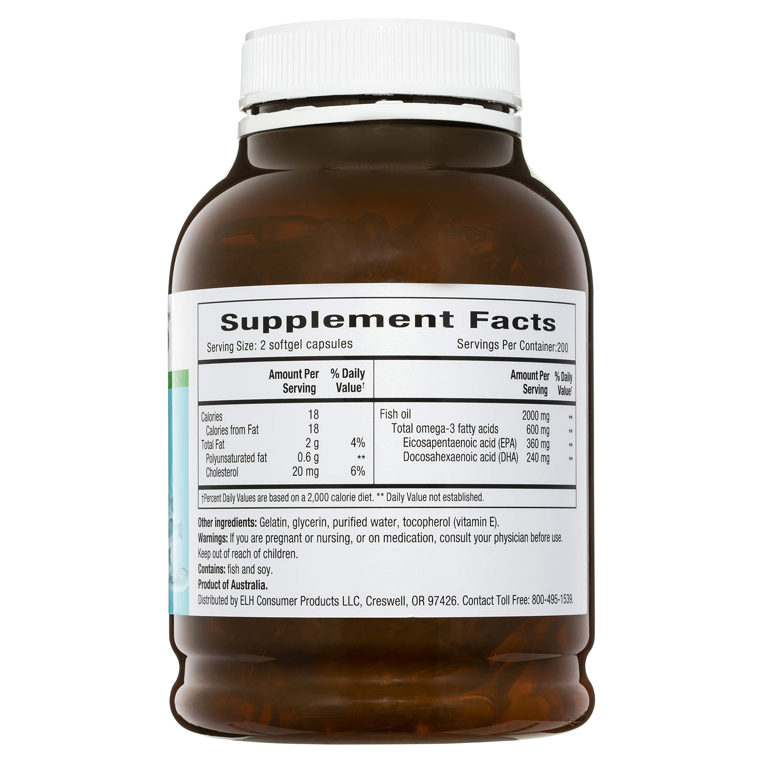 Blackmores Fish Oil softgel daily use for routine omega-3 intake.