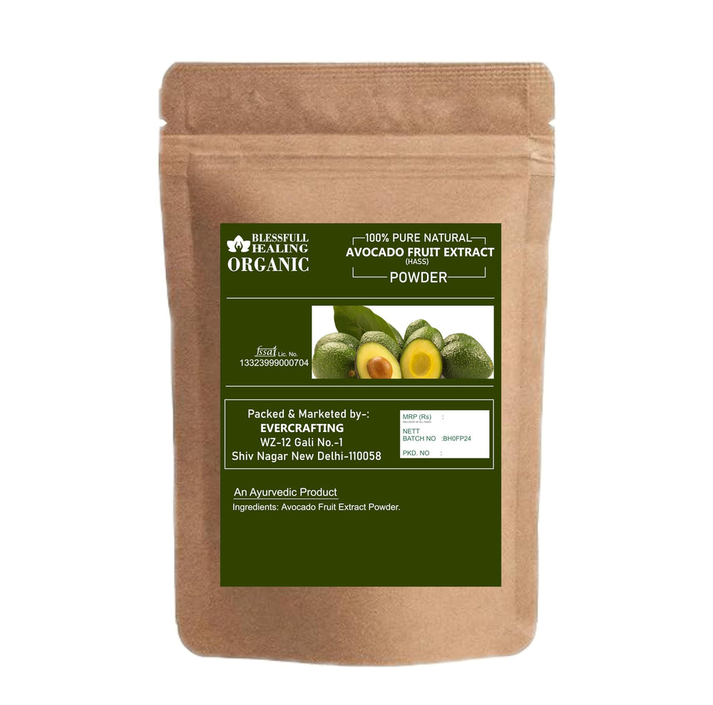 Blessfull Healing avocado powder scoop for measuring into recipes