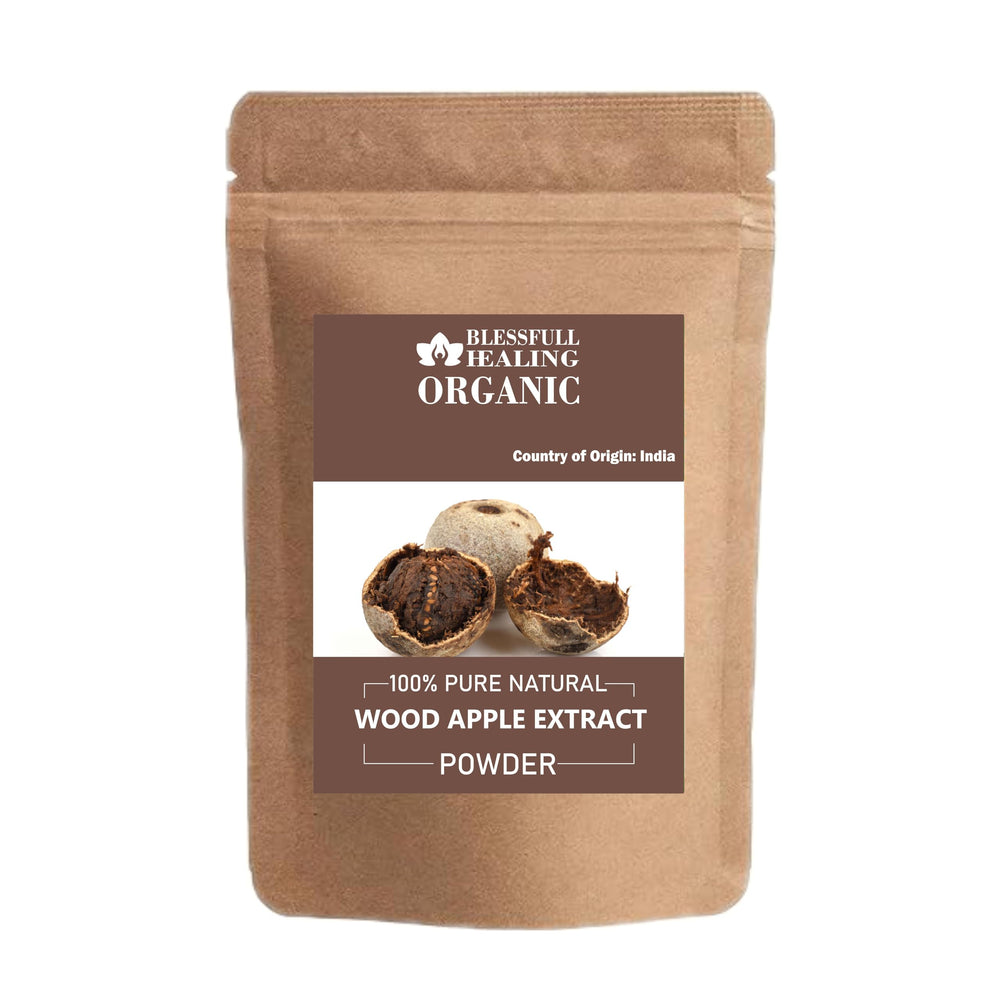 Blessfull Healing wood apple extract powder packaging in a 100 g jar for easy use