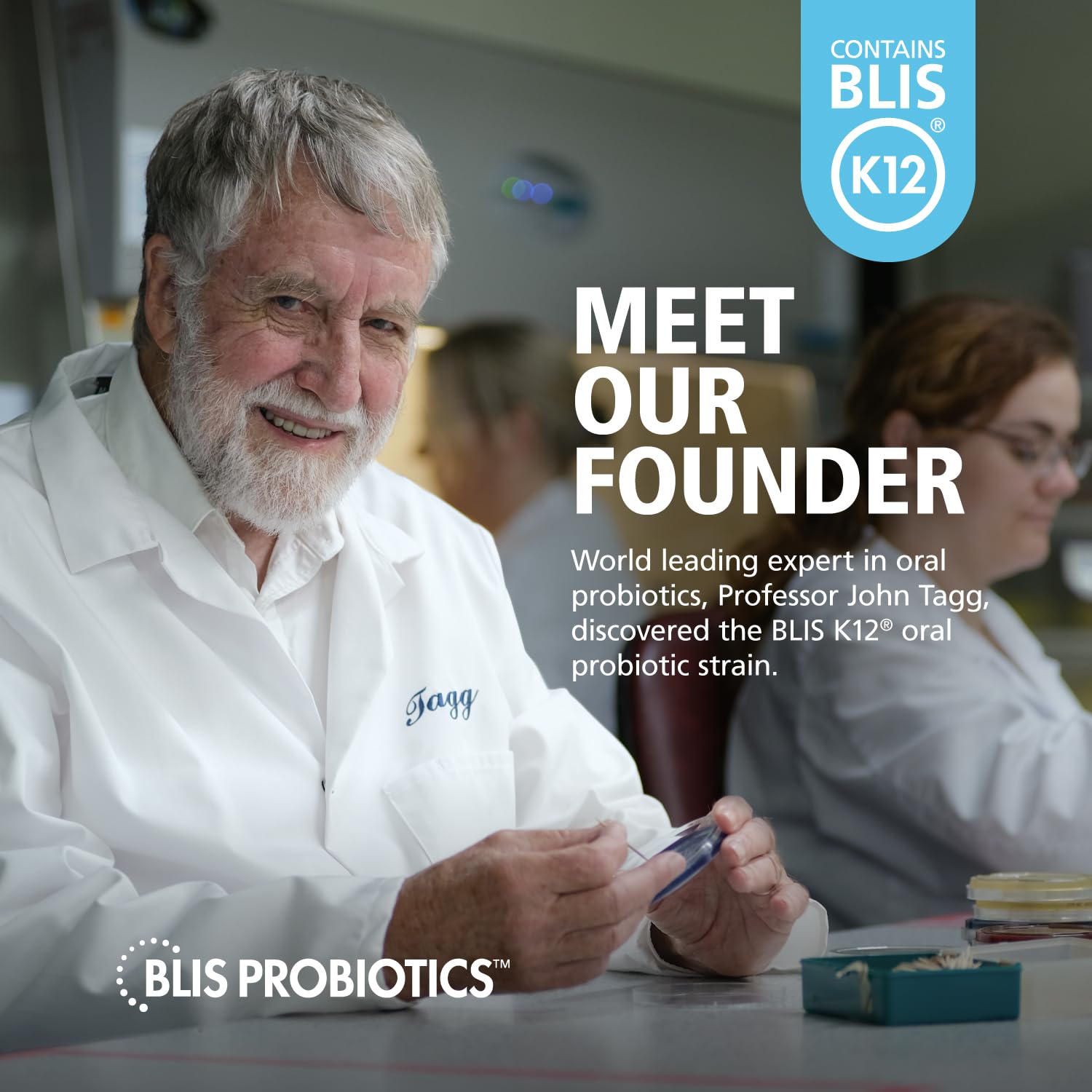 BLIS ThroatHealth allergen label notes milk trace present