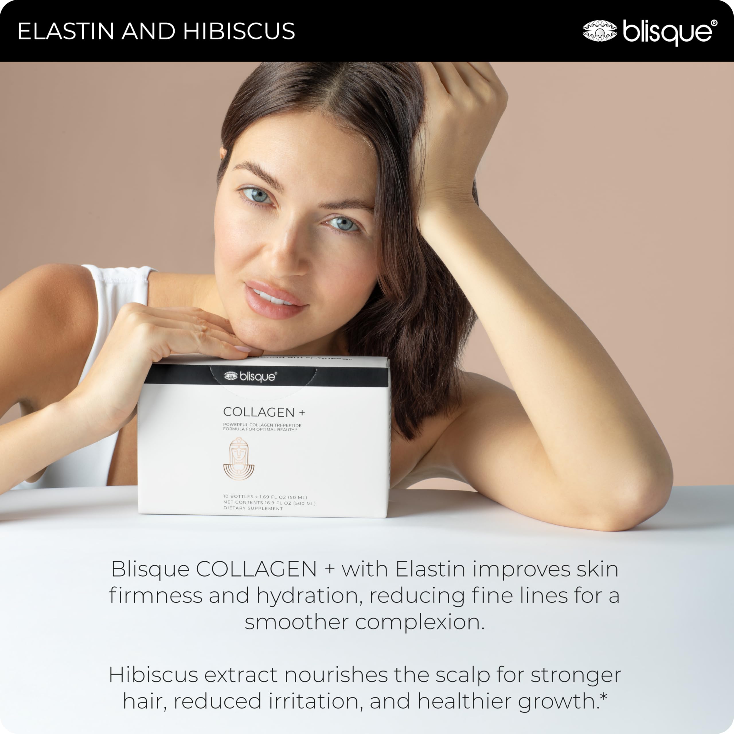 Blisque clean formula icons showcase additive-free promise.