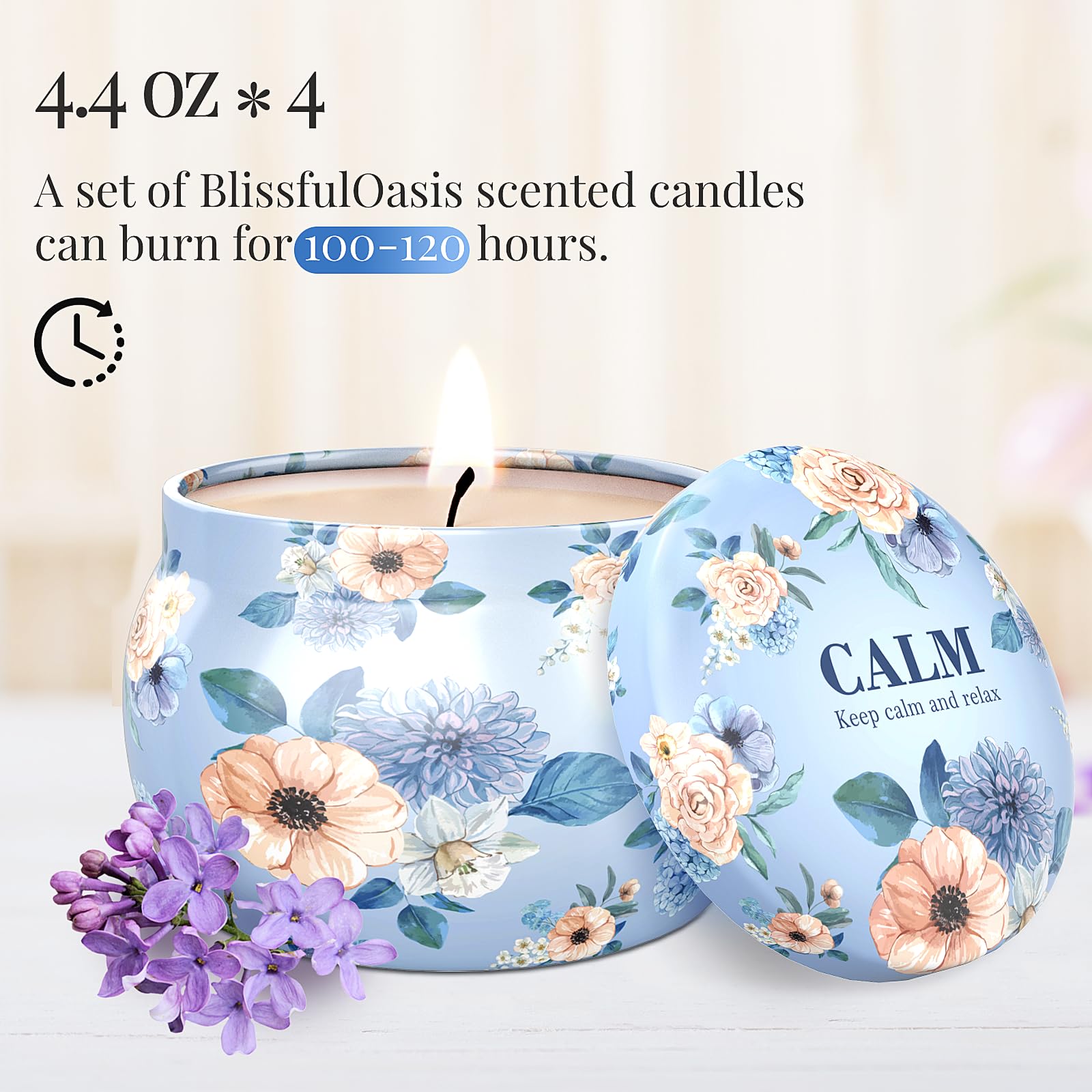 BlissfulOasis gift-packaged candle set with elegant packaging.