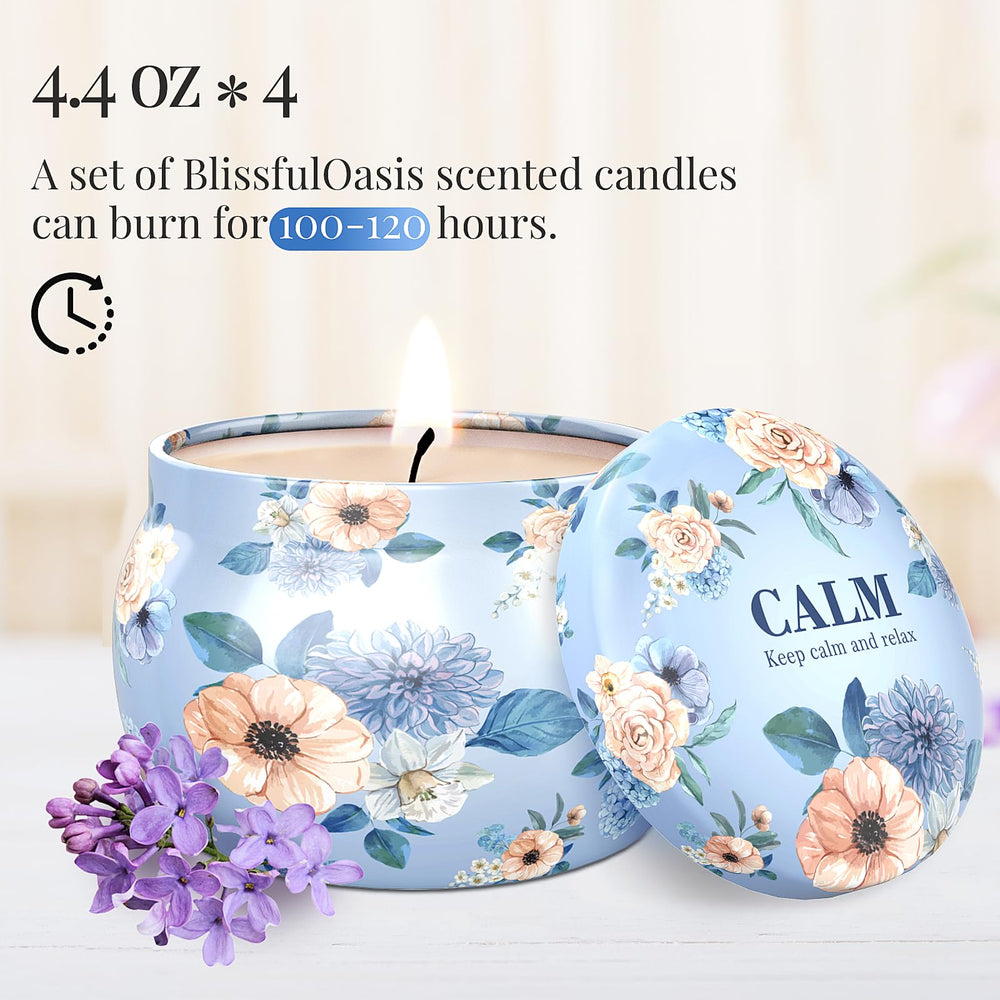 BlissfulOasis gift-packaged candle set with elegant packaging.