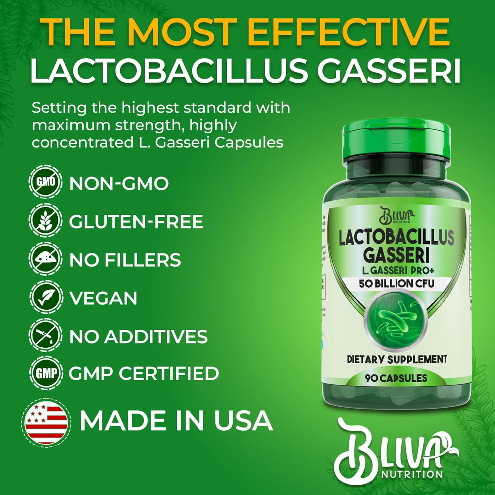 BLIVA L Gasseri capsules vegan capsule shell suitable for vegan lifestyles.