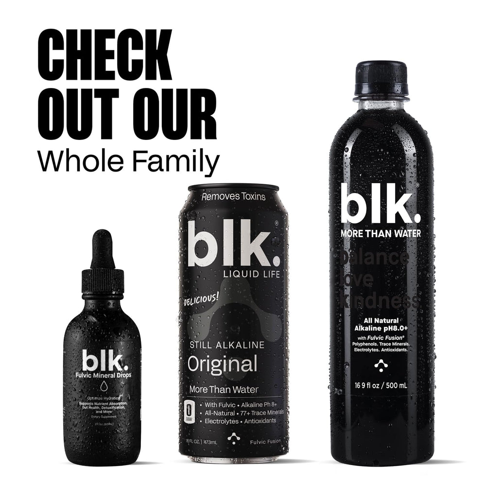 blk. PH 8+ on-the-go bottle, hydration ready anywhere.