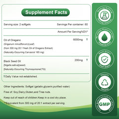 Blltzzz Newpie oregano softgels pour showing easy daily dosing.