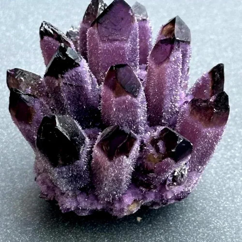 BLOCKv amethyst crystal tips highlight natural texture suitable for gifting