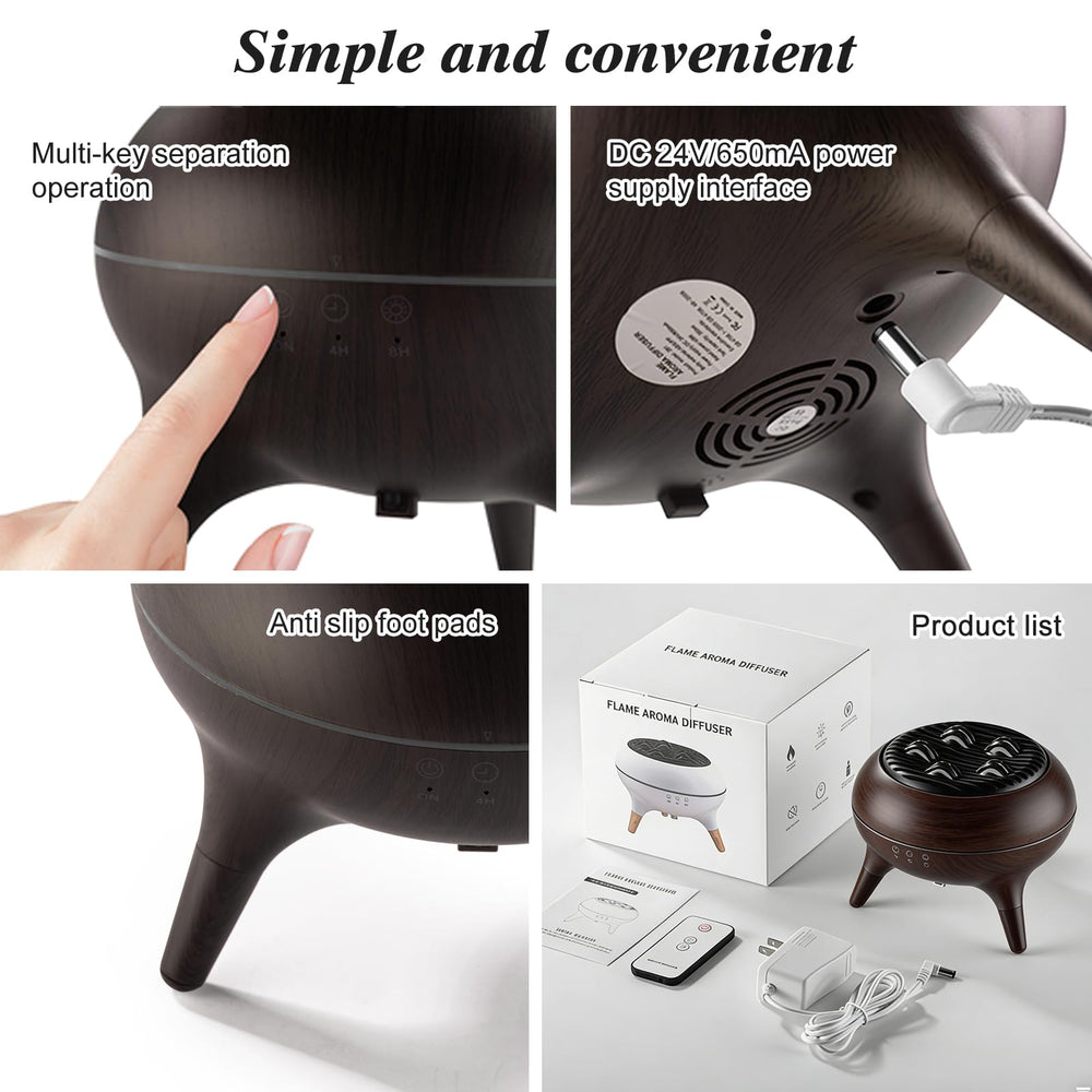 BLOIMP incense-inspired design diffuser brown adds decorative focal point