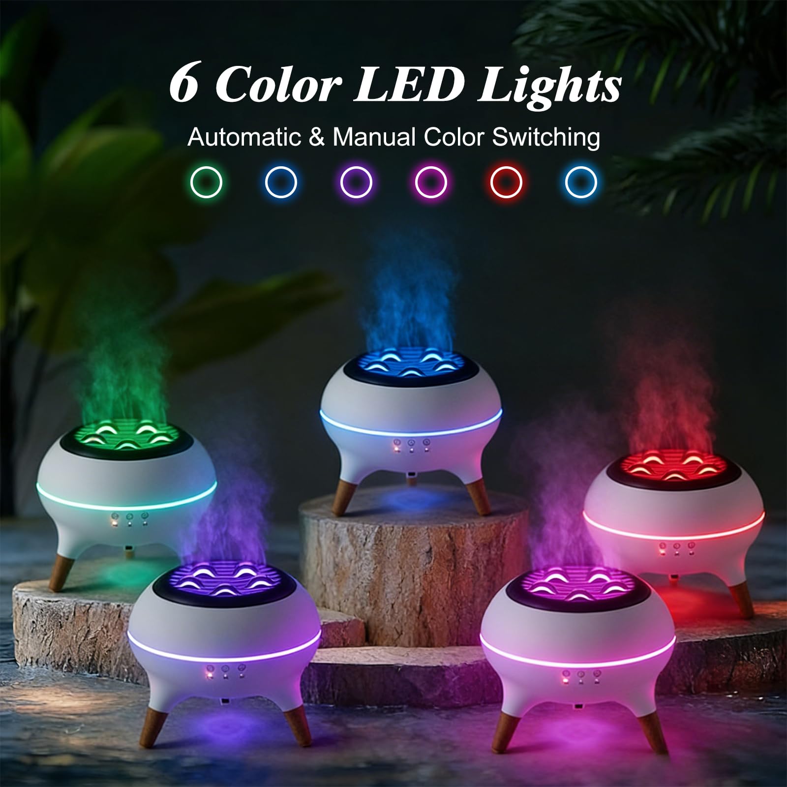 BLOIMP diffuser three timer modes for flexible fragrance scheduling.