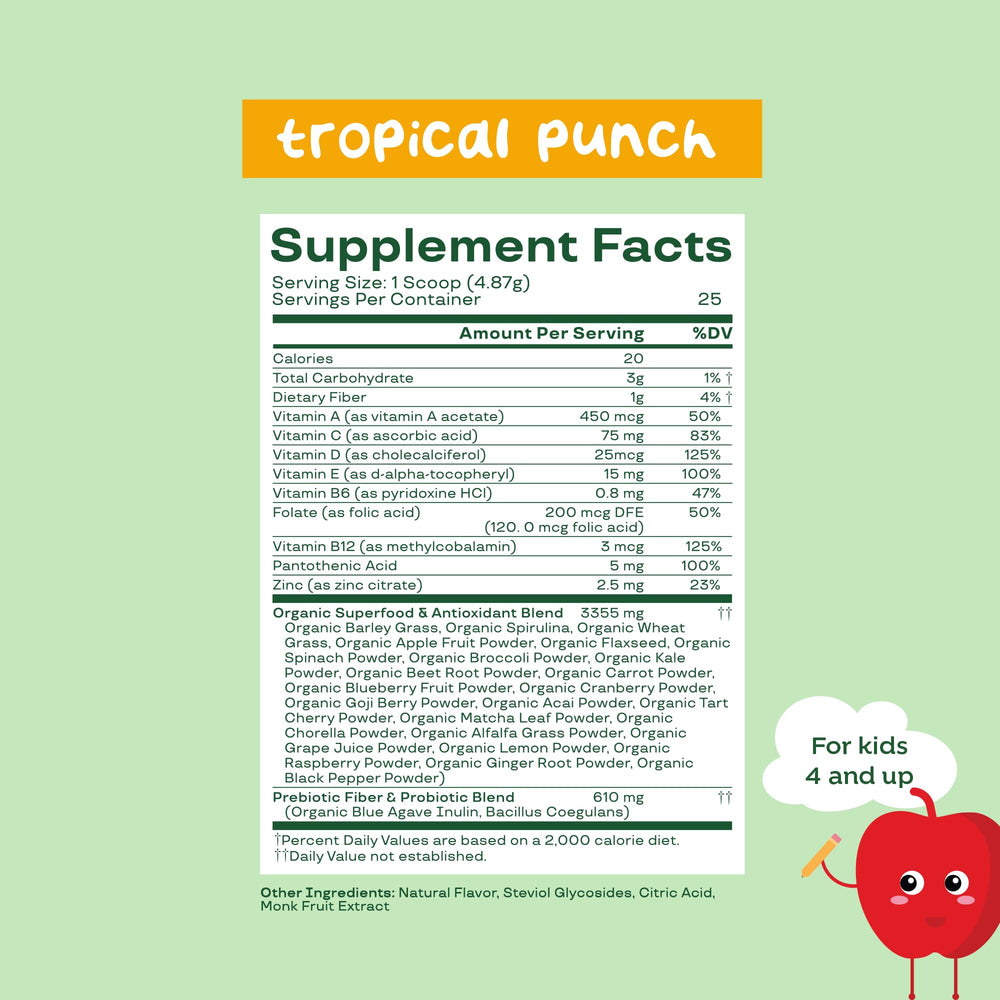 Probiotics and enzymes support gentle digestion in kids during snack time.