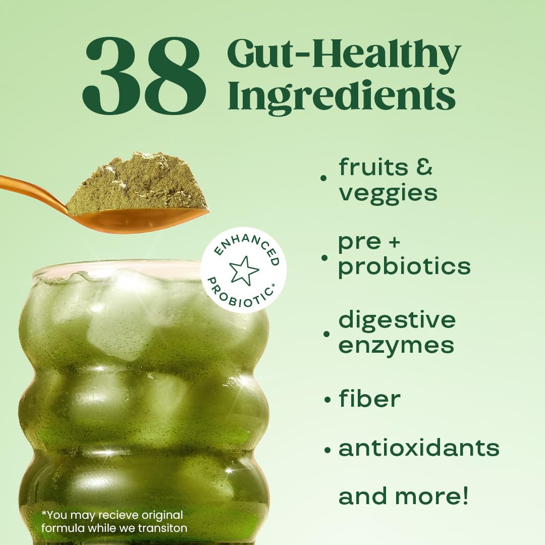 Bloom Nutrition spirulina and chlorella close-up on vibrant greens.