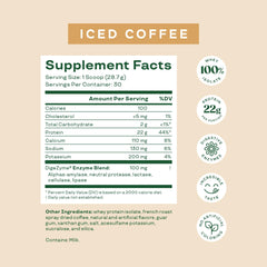 Bloom Nutrition Whey Isolate zero sugar, keto-friendly formula label close-up.