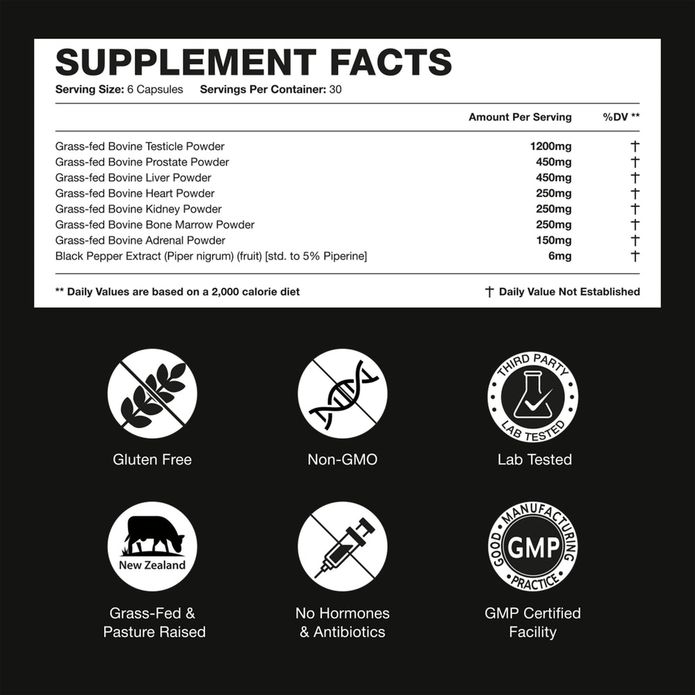 Bloomeo complete 7-organs blend shot signaling holistic men’s health support.