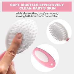 Bloomlet Baby safety scissors blunt tips protect baby skin during trimming.