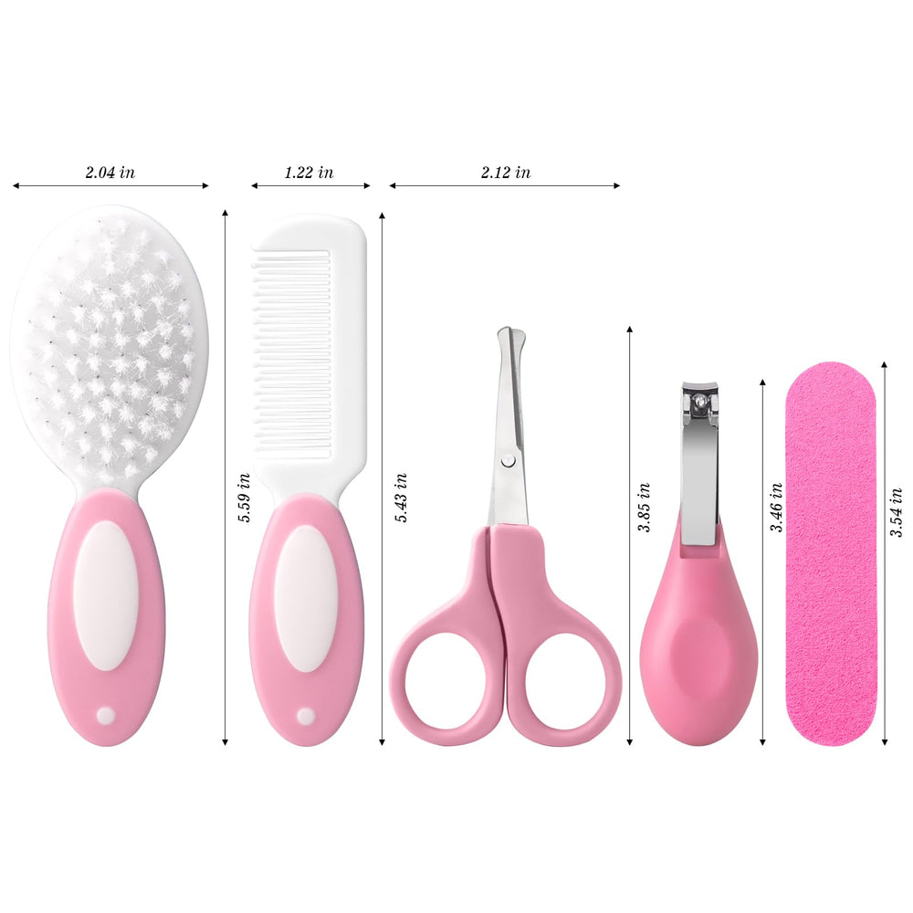 Bloomlet Baby storage pouch keeps grooming tools organized for home and travel.