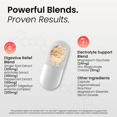 Ginger root visual representing digestion support in BloomMD GLP-1 Relief