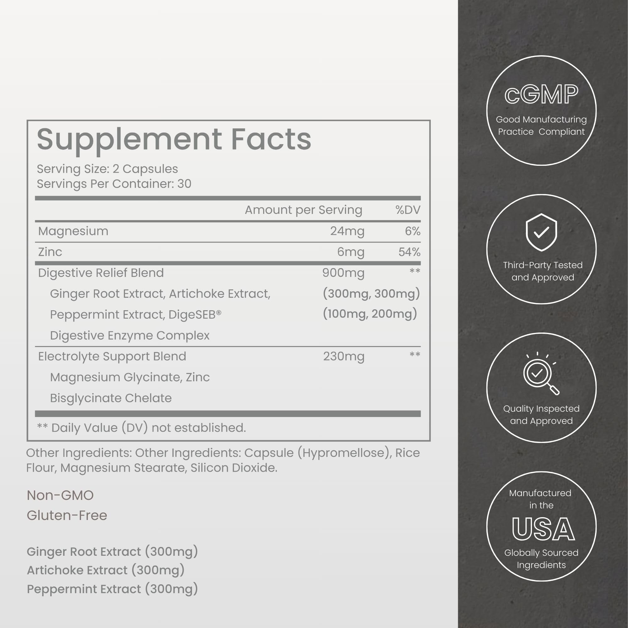 In-use shot of BloomMD GLP-1 Relief capsules held or poured