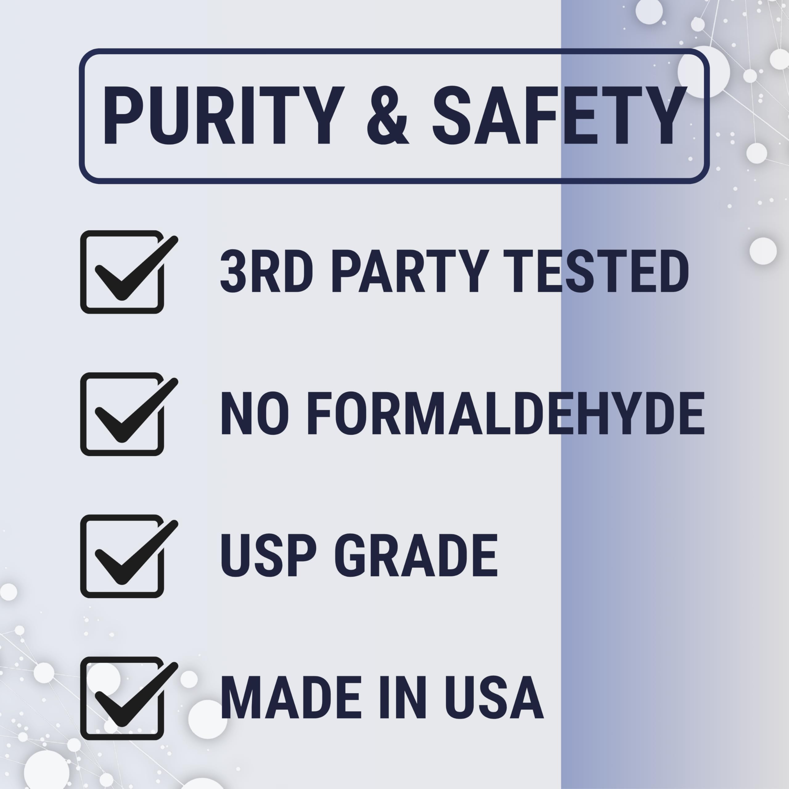 BLUE CLOUD third-party testing certificate indicates independent product quality verification.