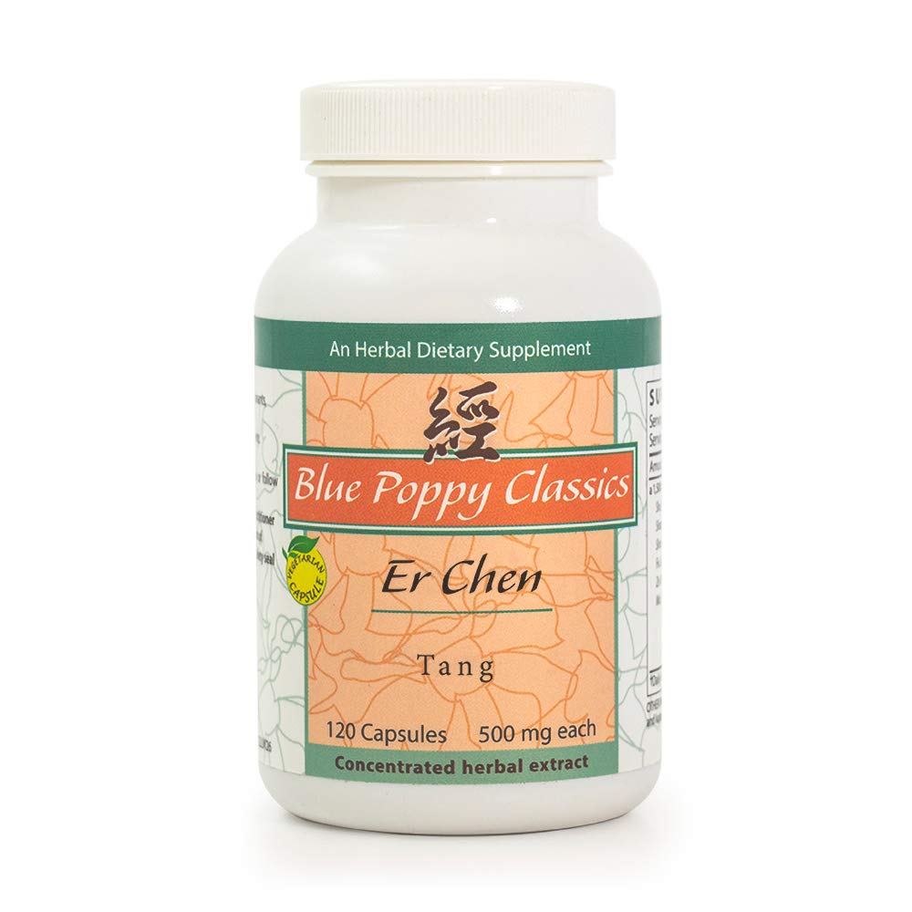 Blue Poppy Er Chen Tang bottle with 120 capsules for daily support