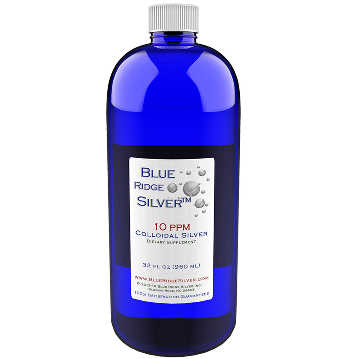 Blue Ridge Silver 10 ppm bottle ready for daily wellness routines