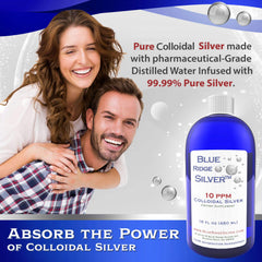 Blue Ridge Silver BPA-free PETE bottle with visible label