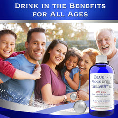 Blue Ridge Silver unflavored formula ready for mixing into drinks or foods.