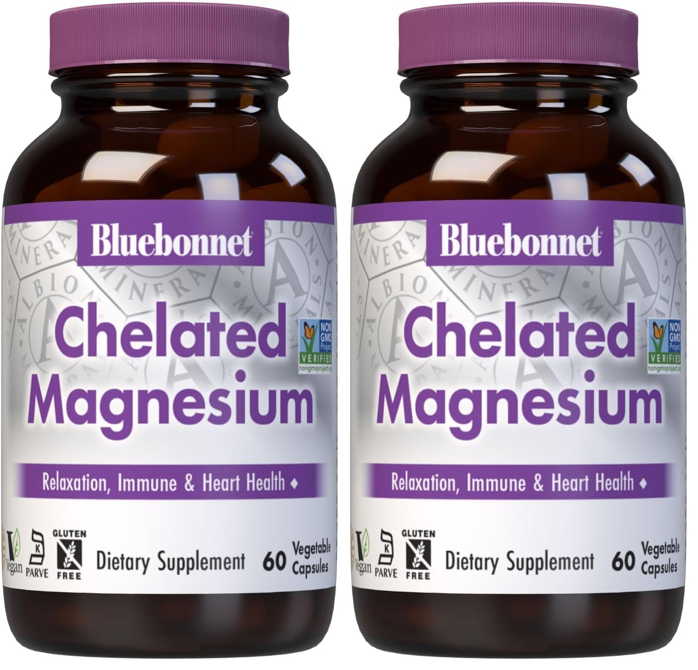 BlueBonnet Albion Magnesium bottle front for daily wellness