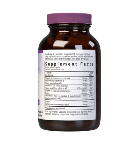 BlueBonnet B Complex bottle front view highlighting vegan formula