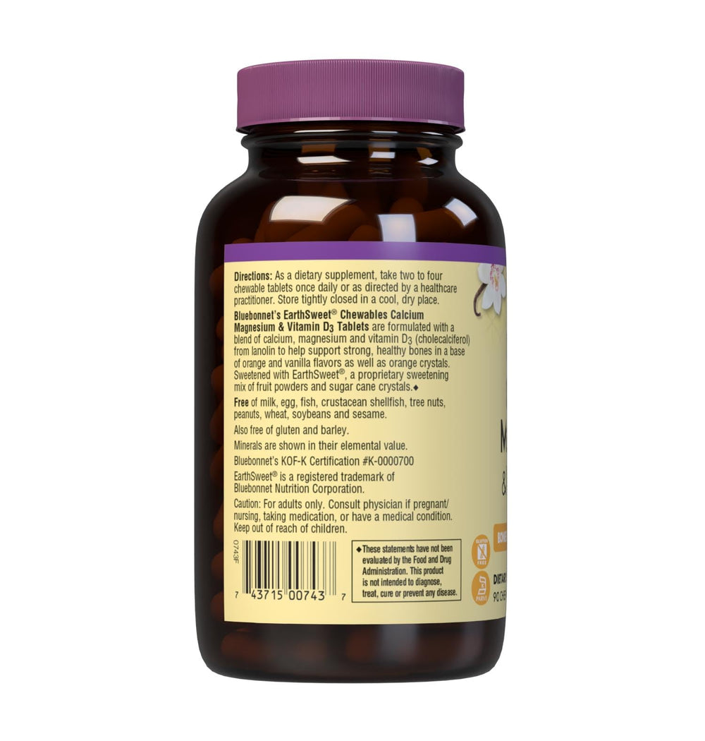 BlueBonnet orange-vanilla chewables simplify supplement routine.
