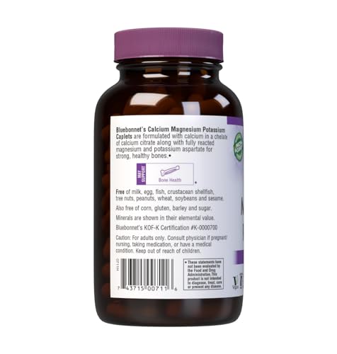 Bluebonnet tablets shown for easy-to-swallow mineral supplementation
