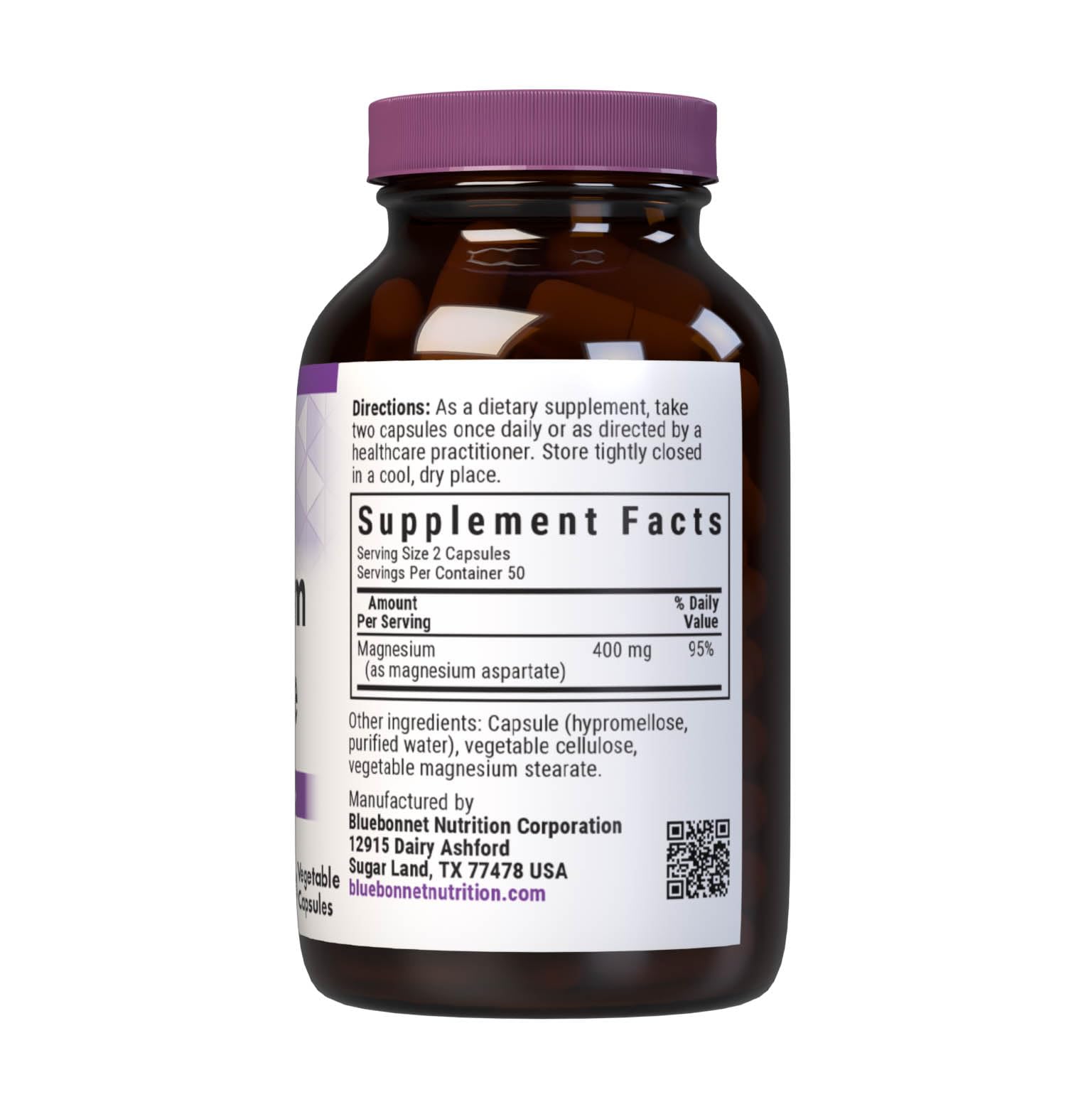 BlueBonnet chelated magnesium capsules ready for easy absorption and daily use