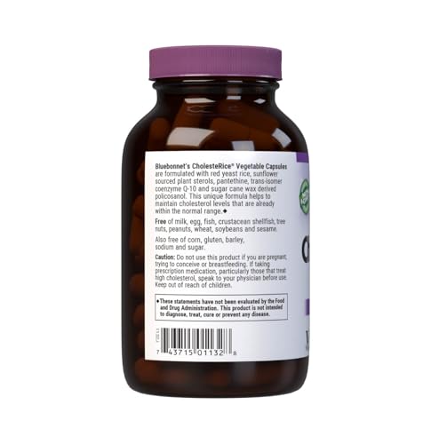 BlueBonnet CholesteRice red yeast rice ingredient highlighted