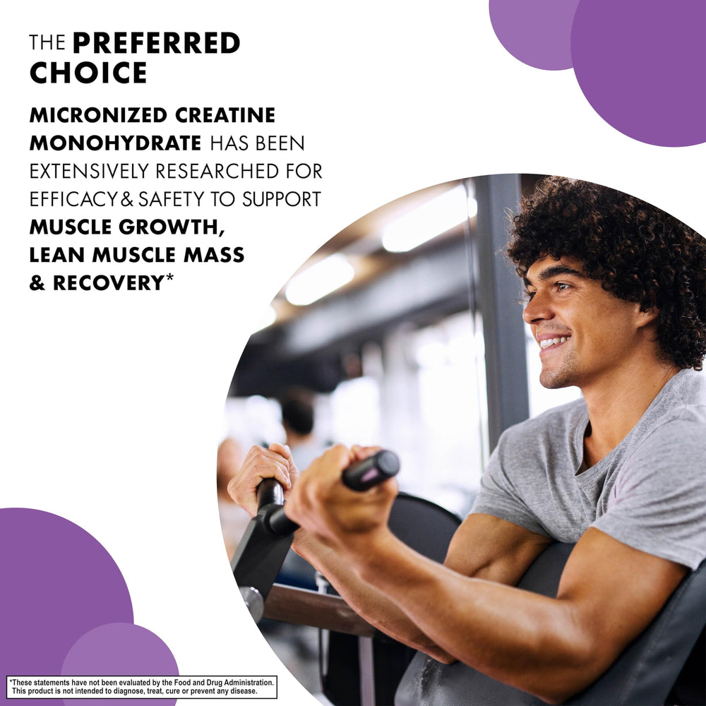 BlueBonnet Creatine Micronized serving 5 g for consistent dosing.