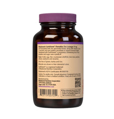 BlueBonnet EarthSweet Zinc Lozenges orange lozenges closeup highlights free-from ingredients and clean vegan formula.