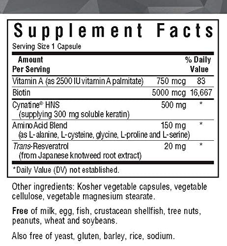 Bluebonnet keratin care for potential improvements in hair vitality.