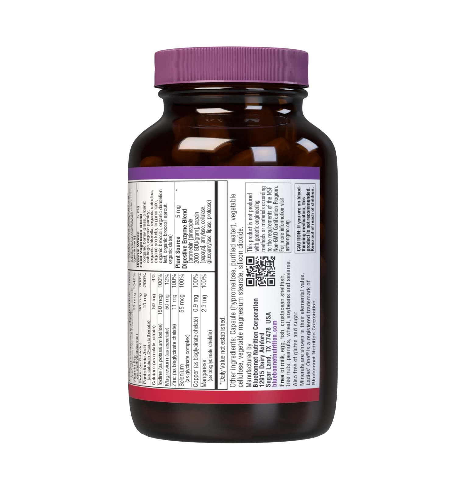 MK-7 vitamin K2 from natto and Albion minerals in BlueBonnet multivitamin