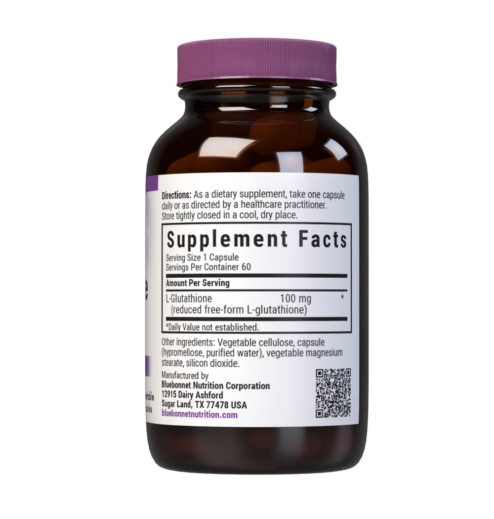 BlueBonnet L-Glutathione capsules on a clean surface for daily use