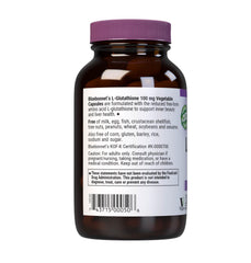 BlueBonnet L-Glutathione package with vegan and kosher certification for mindful use